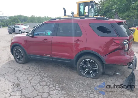 2015 Ford Explorer Sport из США, поврежденный, VIN 1FM5K8GT2FGA07512